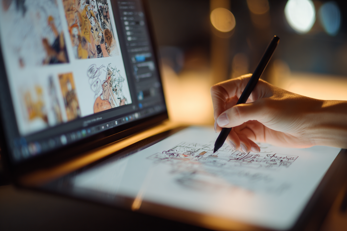 DRAWN TO VIDEO (DESSIN vers VIDĂO)