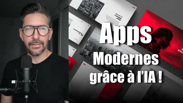 Apps modernes grâce à l'IA